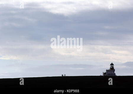 Le phare sur les brough de birsay Banque D'Images