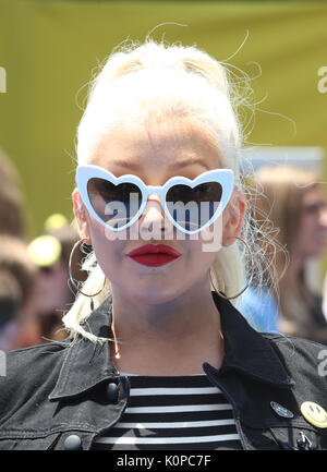 La première mondiale du film "L'EMOJI" avec : Christina Aguilera Où : Los Angeles, California, United States Quand : le 23 Juil 2017 Credit : FayesVision/WENN.com Banque D'Images