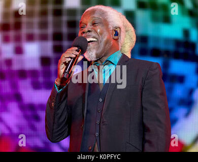 Billy Ocean effectue live au Festival de retour à Perth, en Écosse avec : Billy Ocean Où : Perth, Royaume-Uni Quand : le 23 Juil 2017 Credit : Alan Rennie/WENN.com Banque D'Images