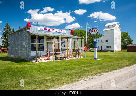 Au Pembina Threshermen's Museum, à Winkler, au Manitoba, Canada. Banque D'Images