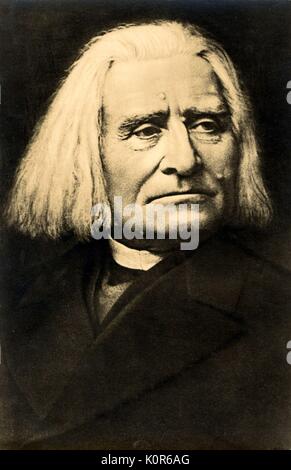 Franz Liszt, portrait. Compositeur et pianiste hongrois. 22 octobre 1811 - 31 juillet 1886. Compositeur et pianiste hongrois, 22 octobre 1811 - 31 juillet 1886. Banque D'Images