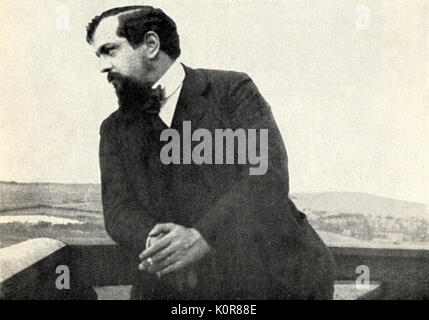 Le compositeur français Claude Debussy (1862-1918). Banque D'Images