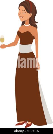 Mariée de mariage toast de mariage qui de droit Illustration de Vecteur