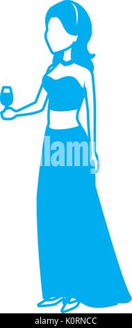 Mariée de mariage toast de mariage qui de droit Illustration de Vecteur