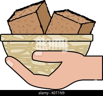 Cubes de sol isolé Illustration de Vecteur