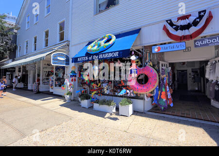 Rue Main Sag Harbor Long Island New York Banque D'Images