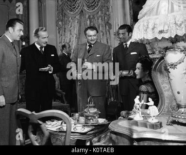 GEORGE BRENT, PAUL LUKAS, Hedy Lamarr, expérience périlleuse, 1944 Banque D'Images