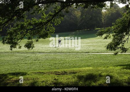 Londres, Royaume-Uni. Août 24, 2017. Météo britannique. Beau et chaud matin de Greenwich.  : Claire doherty Alamy/Live News. Banque D'Images