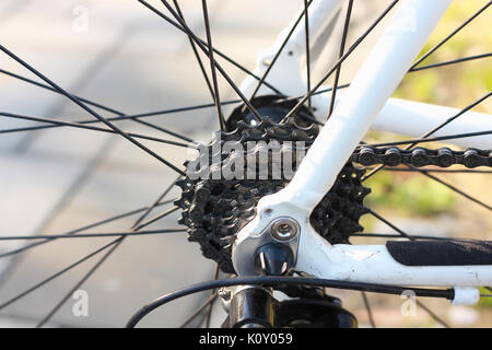 Cadre de vélo de route. Pièces Sports, léger, rapide et durable. Banque D'Images