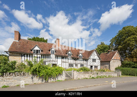 Mary Arden's Farm maison de William Shakespeare, la mère, Henley-in-Arden Banque D'Images