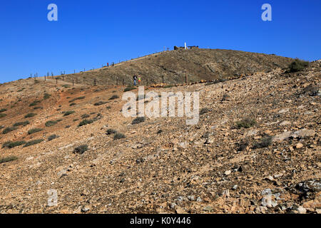 339 Point de vue Mirador mountain top, Sotavento, Fuerteventura, Îles Canaries, Espagne Banque D'Images