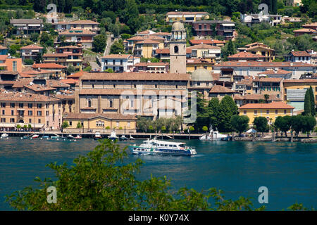 Salò, Lac de Garde, Province de Brescia, Lombardie, Italie Banque D'Images