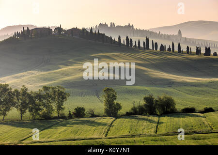 Crete Senesi, Toscane, Italie Banque D'Images