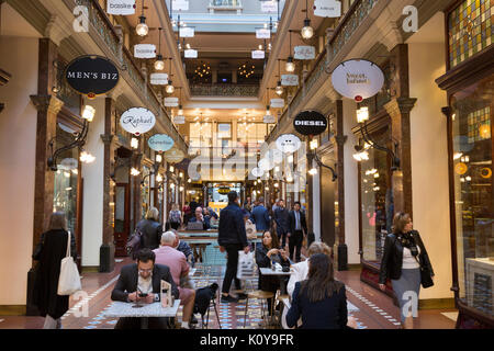 Le Strand Arcade centre commercial victorien du xixe siècle dans le centre-ville de Sydney, Nouvelle Galles du Sud, Australie Banque D'Images