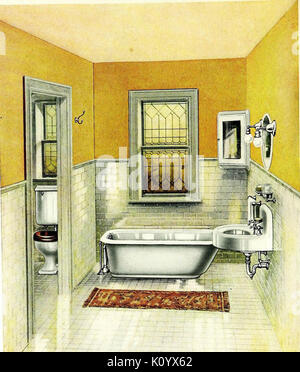 'Modern Baignoire Chambres : avec des informations utiles et un certain nombre de suggestions utiles au sujet de la plomberie pour les constructeurs ou ceux sur le point de rénover leurs logements actuels' (1912) Banque D'Images