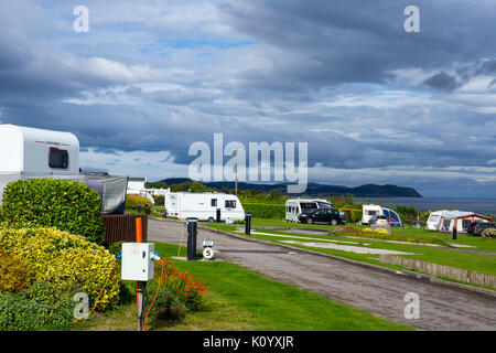 Bron-Y-Wendon camping dans Llandddulas Wales UK Banque D'Images