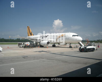 Air Bus A320 de Tiger Airways Banque D'Images