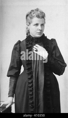 Annie Besant en noir l'article Banque D'Images