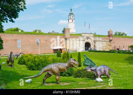 Dino Park, parc de Kalemegdan, Belgrade, Serbie Banque D'Images