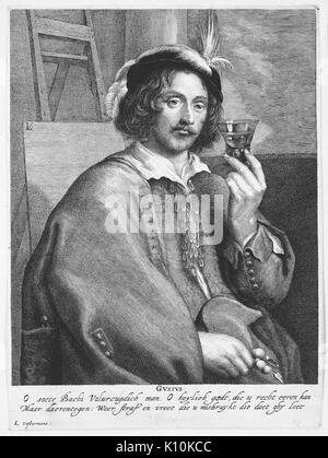 Allégorie du goût (Portrait du peintre Jan Davidsz. De Heem, après un autoportrait) rencontré MM65166 Banque D'Images