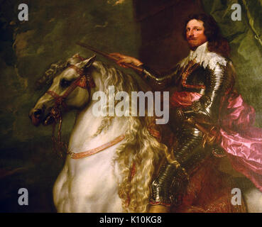 Anthony Van Dyck portrait équestre Galleria Sabauda 22072015 1 Banque D'Images