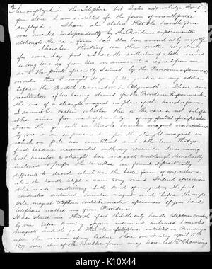 Bell 1878 Lettre Page 2 Banque D'Images