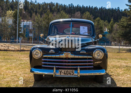 Ford, Super, de luxe, ancienne, classique, voiture, Banque D'Images