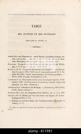 Annales des Sciences Physiques et Naturelles d'Agriculture et d'Industrie BHL3489521 Banque D'Images