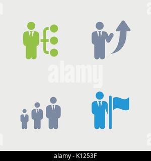 Un ensemble de 4 un pixel-perfect icônes conçu sur une grille de 32x32 pixels. Illustration de Vecteur