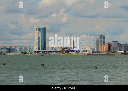 Fleuve et sur la ville. Kazan, Russie Banque D'Images