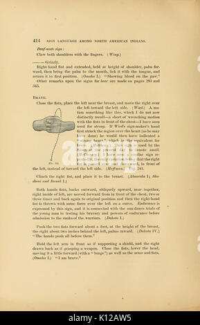 Rapport annuel du Bureau d'ethnologie à la secrétaire de la Smithsonian Institution (page 414) BHL26500000 Banque D'Images