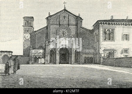 Alseno antica Abbazia di Chiaravalle della Colomba Banque D'Images