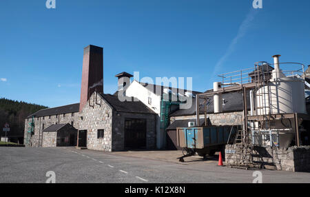 Royal Lochnagar distillerie de whisky,Crathie, Sunninghill, Ecosse, Royaume-Uni Banque D'Images