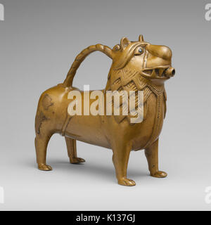 Aquamanile en forme de Lion rencontré DP122617 Banque D'Images