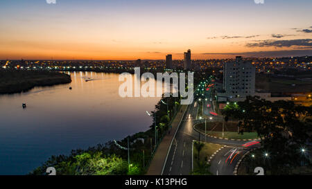 Cidade de Itumbiara, Goiás, Brésil Banque D'Images