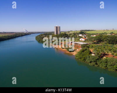 Cidade de Itumbiara, Goiás, Brésil Banque D'Images