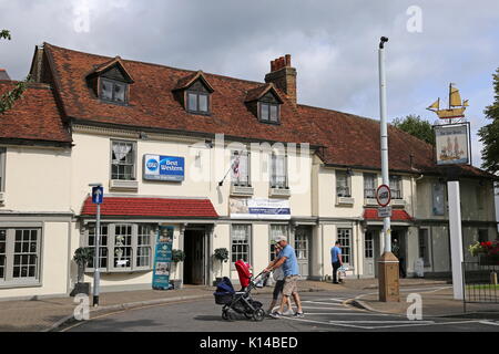 Le Ship Hotel, High Street, Weybridge, Surrey, Angleterre, Grande-Bretagne, Royaume-Uni, UK, Europe Banque D'Images