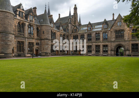 Cour de l'Université de Glasgow Banque D'Images