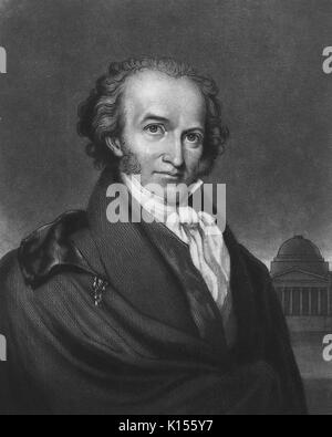 Portrait de Martin Van Buren, 8e président des États-Unis d'Amérique, 1837. À partir de la Bibliothèque publique de New York. Banque D'Images