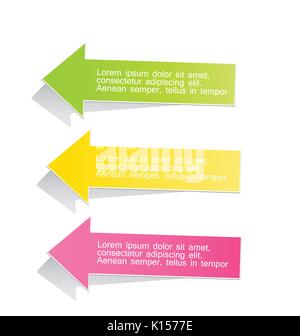 Modèle de conception moderne coloré infographique vector illustration Illustration de Vecteur