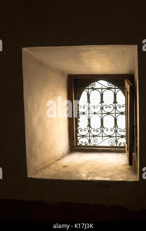 Petite fenêtre Musée de Marrakech Banque D'Images