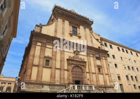 La Sicile, de la vieille ville de Palerme, à l'église Chiesa di Santa Caterina Banque D'Images