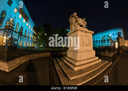 Projection de lumière à l'Université Humboldt, Berlin, Allemagne Banque D'Images