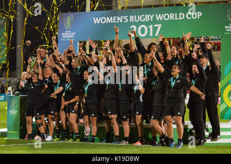 Belfast, Irlande du Nord. 26 août 2017. L'Angleterre v New Zealand Cup match final de la Coupe du Monde de rugby féminin à Kingspan Stadium, à Belfast. Credit : Elsie Kibue / Alamy Live News Banque D'Images