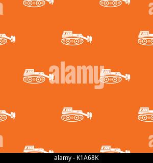 Avec excavatrice marteau hydraulique transparente motif Illustration de Vecteur