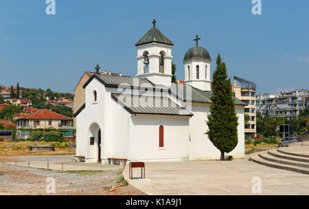 Chapelle de la cathédrale de la résurrection du Christ dans la capitale du Monténégro Podgorica Banque D'Images