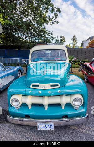 1951 Ford camion Pick-up. Vancouver, Colombie-Britannique, Canada. Banque D'Images