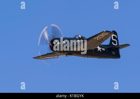 Airplane Grumman F6F Hellcat WWII aircraft Banque D'Images