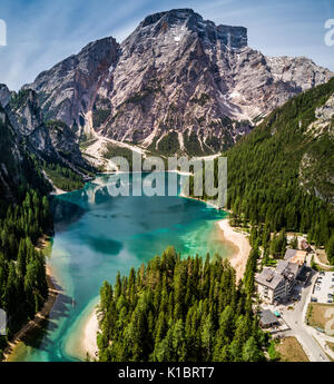 Cette photo fut prise par un drone Banque D'Images