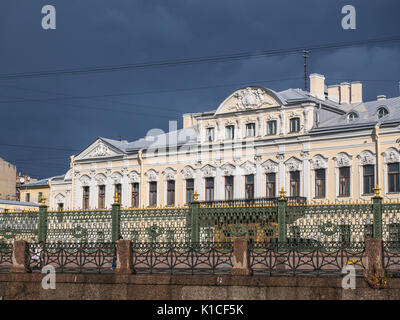 Sheremetev Palace(a.k.a Fountain House, St Petersbourg, Russie) Banque D'Images